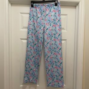 Girls Cookie Whale Lounge Pants Size Large (14)
